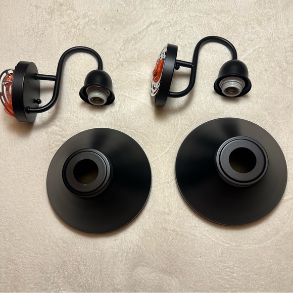 Brightever Gooseneck Light Fixtures Farmhouse Black Wall Sconce Set of 2 New - Picture 7 of 13